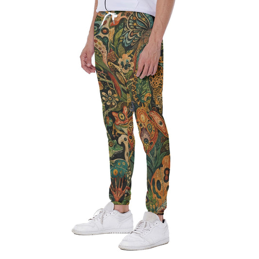 All-Over Print Men's Closed Bottom Light Weight Jogger