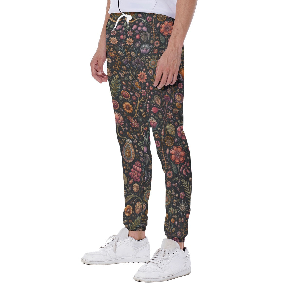 All-Over Print Men's Closed Bottom Light Weight Jogger