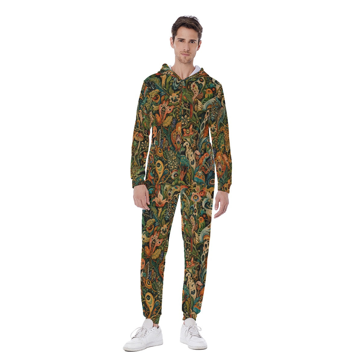 Machine Bloom - Hooded Jumpsuit